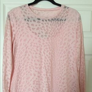 EUC Susan Bristol Pink Blouse Sz L